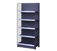 Heavy Duty Metal Shelving Unit, Sturdy Floor Standing Storage Shelves, Industrial Display Rack, Maximize Space & Organization for Kitchen or Market
