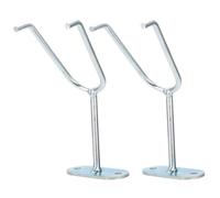 Heavy Duty Metal Sprayer Bracket with Secure Cup Holder for Wall or Workbench Mounting Sprayer Tool Rack Paint Holder Stand