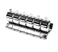 Heavy-Duty Metal Tally Counter Tool with Zeroing Ergonomic Mechanical Clicker for Event Scoring, Craft Projects Metal Count Counter