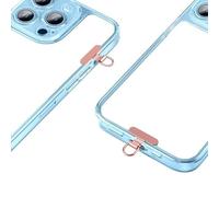 Heavy Duty Metal Telephone Tether Tab General Strap Pad Will Not Rust Phone Connector Quiet Phone Strap Attachment