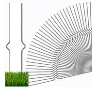 Heavy Duty Metal Wire Stakes for Garden Lawn Signs - 36 Pack 13'' Alternative to H Frame for Corrugated Plastic Yard Sign Holder