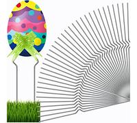Heavy Duty Metal Wire Stakes for Garden Lawn Signs - 36 Pack 13'' Alternative to H Frame for Corrugated Plastic Yard Sign Holder