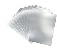 Heavy Duty Metallic Silver Foil Card, A4 21x30 cm, 210g- Mirror Card (10)