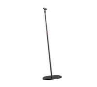 Heavy Duty Mic Stand Compact Base Stability Floor Standing Mic Holder Adjustable Height for Singing Studios Live Performances
