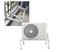 Heavy Duty Mini Split AC Heat Pump Stand with Shock Absorption Base for Stable Outdoor Unit Installation