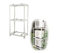 Heavy Duty Mini Split AC Heat Pump Stand with Shock Absorption Base for Stable Outdoor Unit Installation