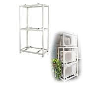 Heavy Duty Mini Split AC Heat Pump Stand with Shock Absorption Base for Stable Outdoor Unit Installation