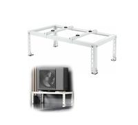 Heavy-Duty Mini Split AC Unit Ground Stand Supports 300lbs Durable Outdoor Installation Stable Base for Air Conditioners Weather-Resistant Easy Setup