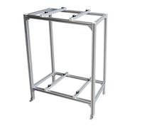 HEAVY-DUTY Mini Split Air Conditer Ground Stand, Double-Layer Stacking A/C Condenser Mount with Shock Absorpt, Universal HVAC Support, L80*W40*H120CM