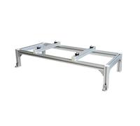 Heavy-Duty Mini Split Air Conditioner Stand, Double-Layer Stacking Universal Mounting Brackets, Shock Absorption for HVAC Heat Pump Systems, Condenser Support