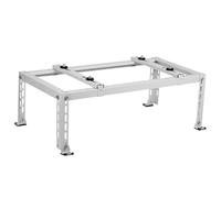 Heavy Duty Mini Split Air Conditioner Support Bracket - Galvanized Steel AC Unit Stand, Universal Heat Pump Base for Enhanced Stability and Shock Absorption