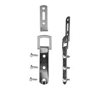 Heavy Duty Mirror Fittings, Picture or photo Frame Fixings Very Strong. New, Silver