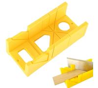 Heavy Duty Mitre Box,300mm High Impact Plastic Miter Box,45 Degree and 90,130 Degree Miter Angles for Accurate Cutting,Mitre Block,ABS Plastic Miter Box for Woodworking, DIY, Home Decoration