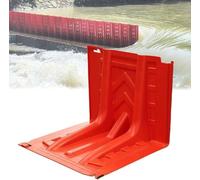 Heavy-Duty Mobile Flood Control Barrier, Reusable Water Defense Baffle for Garages & Doorways, Quick-Setup Flood Protection Solution, No-Tool Installation & Space-Saving Storage