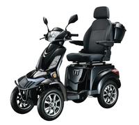 Heavy Duty Mobility Scooter - 8 MPH Electric Adult Scooter with Long-Range Battery, Comfortable Captain’s Seat, All-Terrain Tyres, and High Weight Capacity