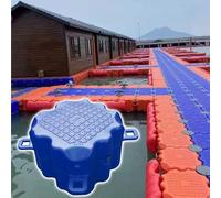 Heavy Duty Modular Floating Pontoon Platform, High Load-bearing Capacity 71.7lbs/ft², Ideal for Water Parks, Lakes, and Marine Fishing
