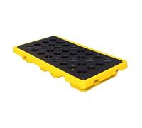Heavy-Duty Modular Spill Containment Platform, Industrial Plastic Spill Pallet for Effective Spill Control & Environmental Safety, Solution for Hazardous Material Storage
