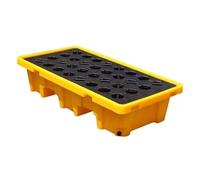 Heavy-Duty Modular Spill Containment Platform, Industrial Plastic Spill Pallet for Effective Spill Control & Environmental Safety, Solution for Hazardous Material Storage