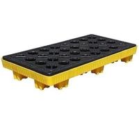 Heavy-Duty Modular Spill Containment Tray with Drain Bucket Platform for Easy Cleanup & Safety Solutions in Industrial Environments(120x60x17cm)