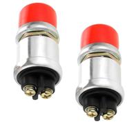 Heavy Duty Momentary Ignition Starter Push Button Switch 50a 12v 24v | Waterproof Construction with Rugged Metal Body, Glove-friendly Press, for Automotive Systems and Emergency Start Use