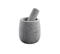 Heavy Duty Mortar and Pestle Set Hand Carved from Granite Spice Grinder(Medium)