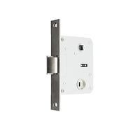 Heavy Duty Mortice Sash Lock - 45 * 57mm Stainless Steel Deadlock for Bathroom and Exterior Doors 1pc