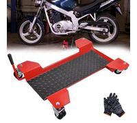 Heavy Duty Motorcycle Dolly Centre Stand Garage Parking Motorbike Mover To 350Kg