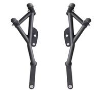 Heavy Duty Motorcycle Engine Guard Crash Bar Highway Bars Compatible | 3D-scanned no-drill brackets and high-tensile steel build in matte black - far more coverage than frame sliders