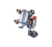 Heavy-Duty Motorcycle Phone Mount With Vibration Dampener, Shake Secure Lock Riders For 6.1"-7.2" Phones, Ideal For U.S./EU