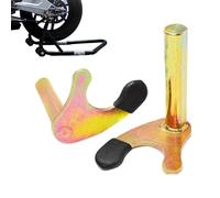 Heavy Duty Motorcycle Rear Crutch with Oscillating Arms and 2 Hooks for Workshop Crutch, Rear Support of Motorcycle, Sports Bike Support