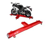 Heavy-Duty Motorcycle & Scooter Mover,with Centre Stand,Motorbike Transport Platform-1250lbs/567kg Load Garage Parking Skate