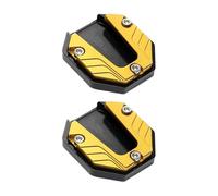 Heavy Duty Motorcycle Side Stand Footrest Expansion Plate With Anti Skid Design Aluminum For Improved Ground Motorcycle Stabilizers Parking Stand