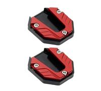 Heavy Duty Motorcycle Side Stand Footrest Expansion Plate With Anti Skid Design Aluminum For Improved Ground Tool Free Installation Motorcycle Stand Base