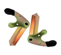 Heavy Duty Motorcycle Stand Bracket 400kg Load | 2-pack U-brackets, galvanized steel, rust for proof, quick setup, rear fork stability