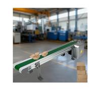 Heavy Duty Motorized Aluminum Alloy PVC Belt Conveyor Sy Adjuspeed Flat Conveyor Table for Industrial Transport 800x80mm Production Line Solution