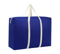 Heavy Duty Moving Storage Bag For Clothes Bedding With Reinforced Handles And Closure Portable Blanket Storage Bags