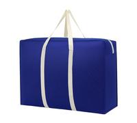Heavy Duty Moving Storage Bag For Clothes Bedding With Reinforced Handles And Closure Portable Blanket Storage Bags