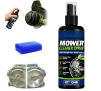 Heavy Duty Mower Cleaner Degreaser, 50/100ml Lawn Mower Cleaner Spray,Non-Stick Lawn Mower Deck Spray,Fast Acting Grease Remover & Surface Cleaners for Lawn Mowers, Tractors & Tools