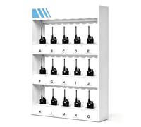 Heavy Duty Multi Slot Radio Charging Storage Holder Rack, Wall Mounted Multi-Device Two Way Walkie Talkie Organizer Stand for Industrial/Logistics/Outdoor