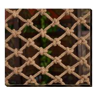 Heavy Duty Multifunctional Hemp Rope Net for & Pets, Outdoor Playground Climbing Frame, Tree House Accessories, 1.5m x 5m Rope Ladder & Cargo Hammock