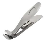 Heavy Duty Nail Clippers for Men - extra wide jaw toenail flasher, professional stainless steel trimmer | Large opening thick cutter, non-slip ergonomic fingernail hard toenails and ingg