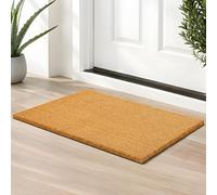 Heavy Duty Natural Coir Entrance Door Mat, Anti-Slip Rubber Backing, 17mm Thick, Indoor And Outdoor, Cut To Size (100Cm X 150Cm)