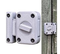 Heavy Duty Night Latch - Door Safety Lock, Indoor and Outdoor Hasp | Secure Gate Hardware Kit, Heavy Duty Reinforced Locking Tool with Smooth Operation for Home Bedroom Workplace Dorm Protection