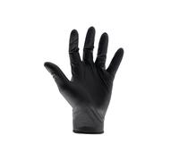 Heavy-duty Nitrile Disposable Gloves, Black Scan Multi One Size