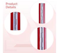 Heavy Duty, No Screws Needed, Transparent, Self-Adhesive Acrylic Piano Hinges, 2 Pcs 300 Mm X 45 Mm, 304 Stainless Steel Axle, For Plexi Glass And Wood Applications
