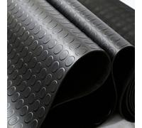 Heavy Duty Non-Slip Rubber Floor Mat Waterproof Runner for Garage Gym Parking Workshop 1.2m x 2m (3.9ft x 6.6ft) Protective Mat for Cars and Equipment