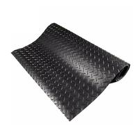 Heavy Duty Non Slip Rubber Mat Roll Waterproof Flooring Sheet for Garage Gym and Van Durable Plate Design for Ultimate Grip