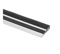 Heavy Duty Non-Slip Stair Nosing Protector, Self-Adhesive Aluminum Step Trim, Rust Resistant, Easy Installation, Protects Stair Surface and Corners,