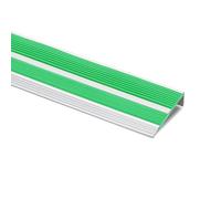 Heavy Duty Non-Slip Stair Nosing Protector, Self-Adhesive Aluminum Step Trim, Rust Resistant, Easy Installation, Protects Stair Surface and Corners,