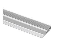Heavy Duty Non-Slip Stair Nosing Protector, Self-Adhesive Aluminum Step Trim, Rust Resistant, Easy Installation, Protects Stair Surface and Corners,